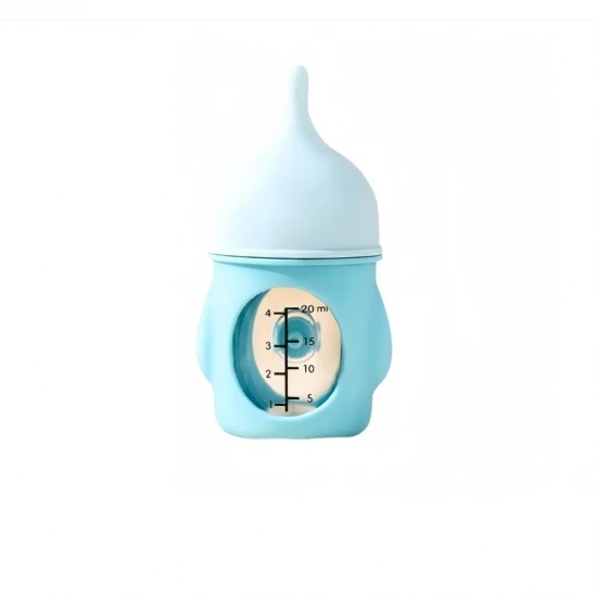 Силиконов биберон за хранене на малки кученца и котенца BABY – Анти-колик, 20 мл / 80 мл