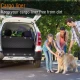 Покривало за задна седалка на автомобил със странични предпазители на седалката
