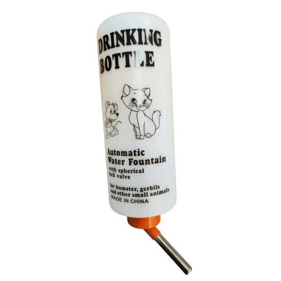 Автоматична поилка за клетка с нипел и сачма DRINKING BOTTLE – 900 мл