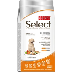 SELECT Puppy Medium Пиле с ориз храна за куче