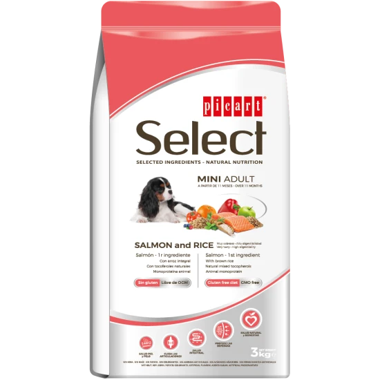 SELECT ADULT Mini SALMON and RICE храна за куче
