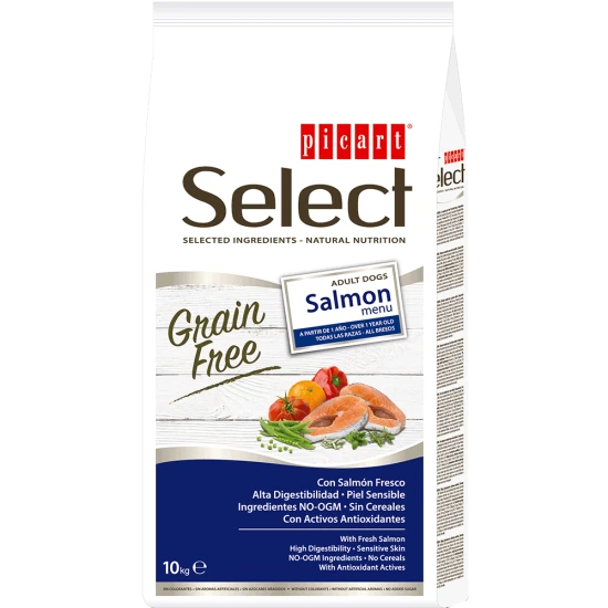 SELECT Adult GRAIN FREE Salmon храна за куче