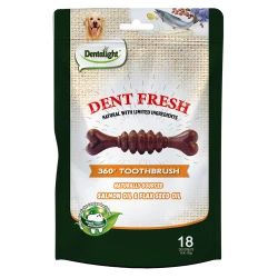 Дентална четка 7,5 см за куче DENT FRESH 360 COAT CARE